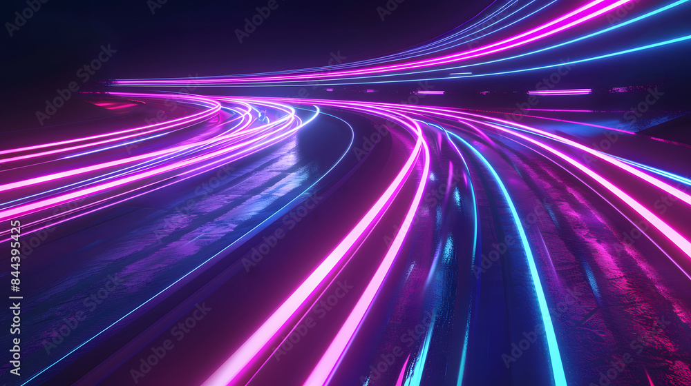 neon concept of speed data transfer neon concept of speed data transfer