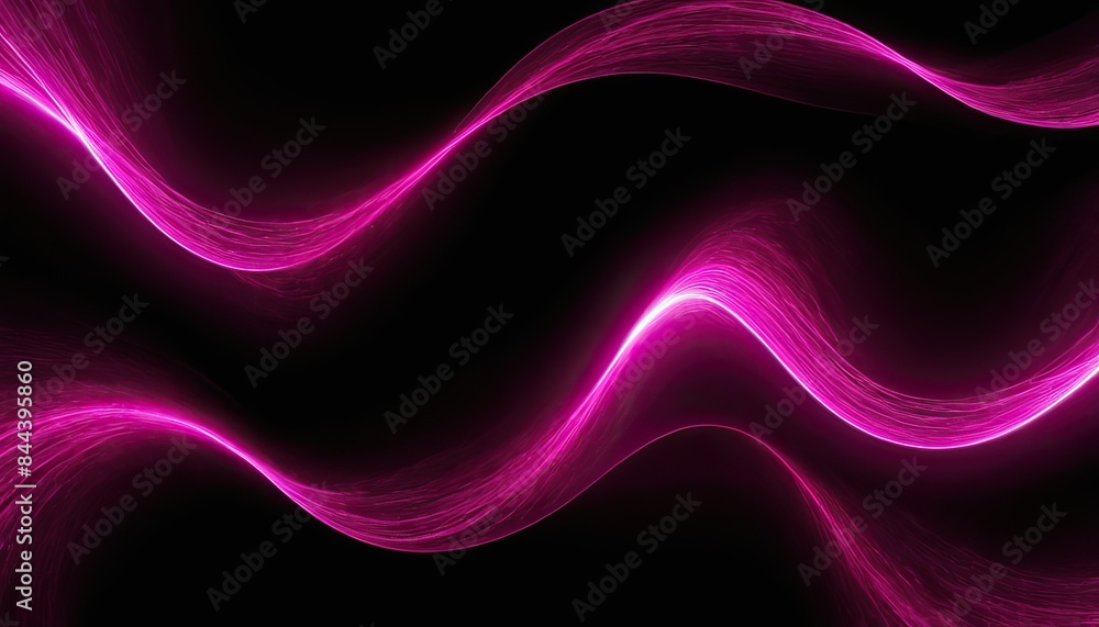 A pink and black wave background A pink and black wave background