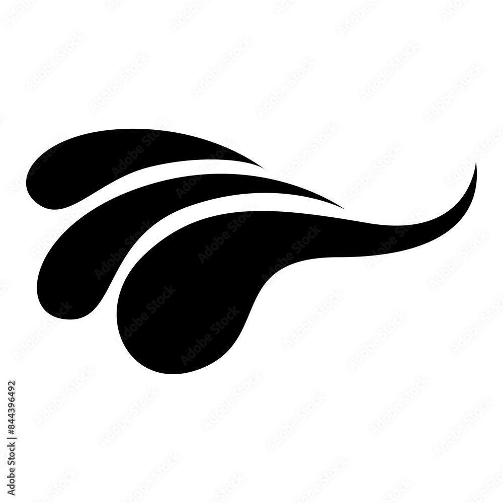 Wave water icon transparent background Wave water icon transparent background