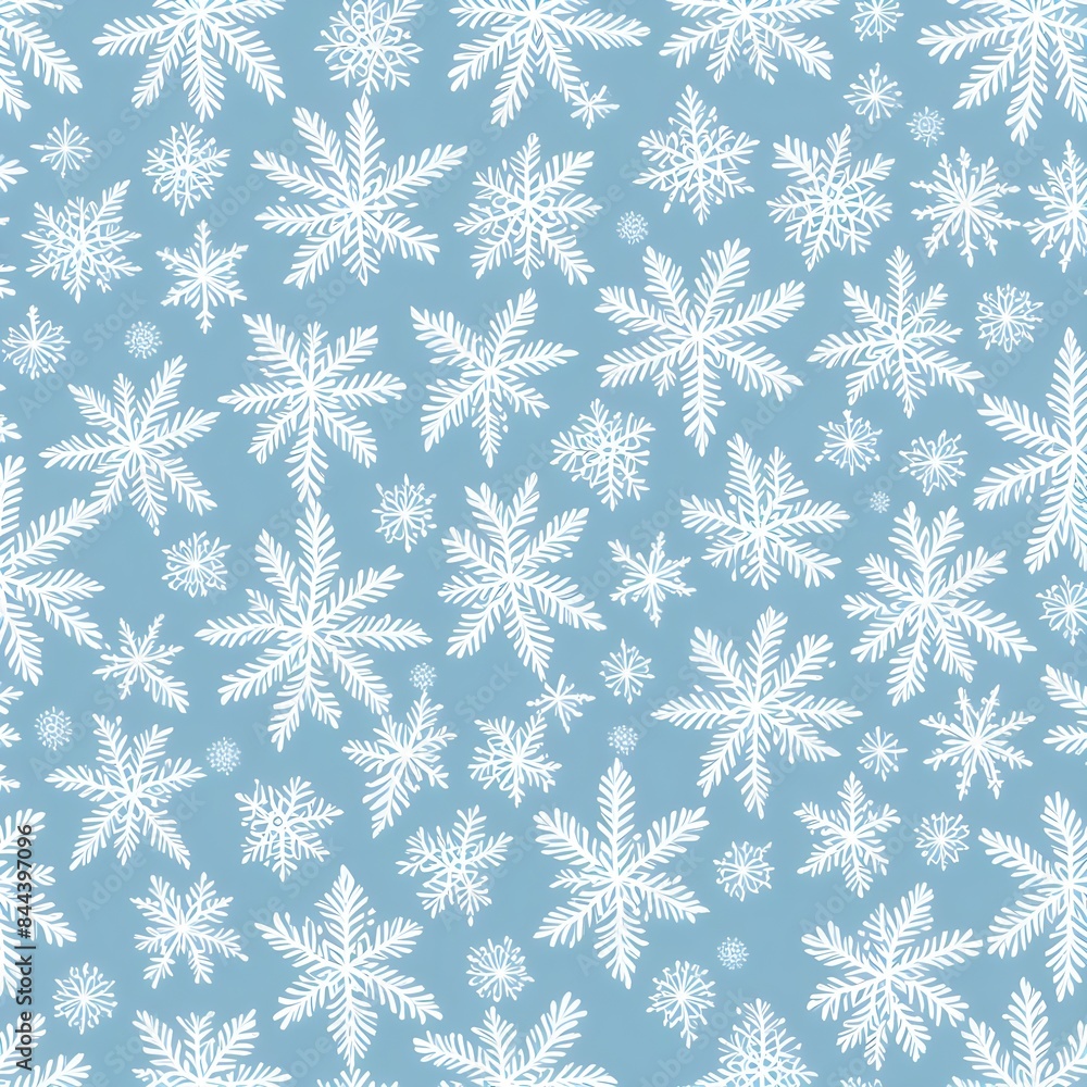 white snowflakes seamless pattern white snowflakes seamless pattern