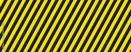 caution yellow danger tape warning line icon. Black and yellow warning line. vector illustration.
