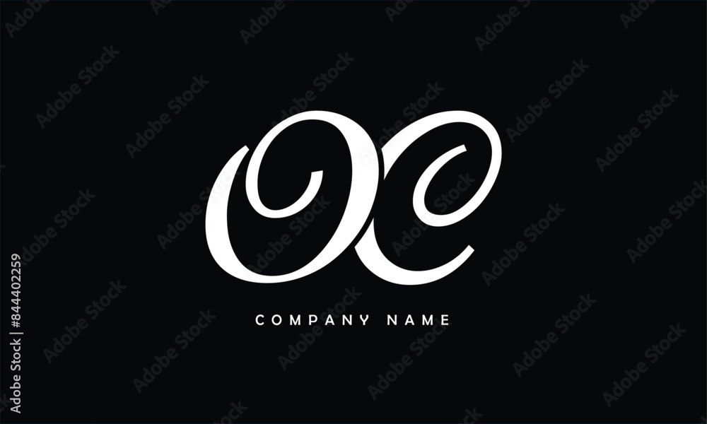 OC, CO, O, C Abstract Letters Logo Monogram OC, CO, O, C Abstract Letters Logo Monogram
