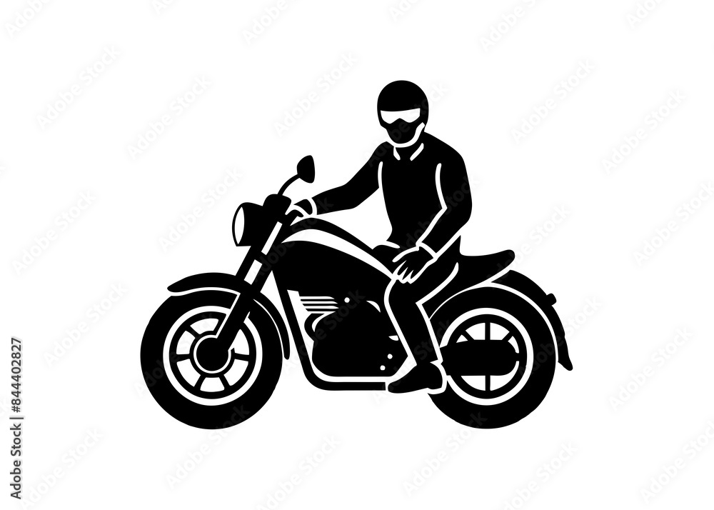 motorcycle bike silhouette vector illustration motorcycle bike silhouette vector illustration