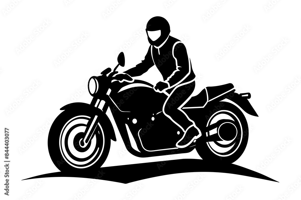 motorcycle bike silhouette vector illustration motorcycle bike silhouette vector illustration