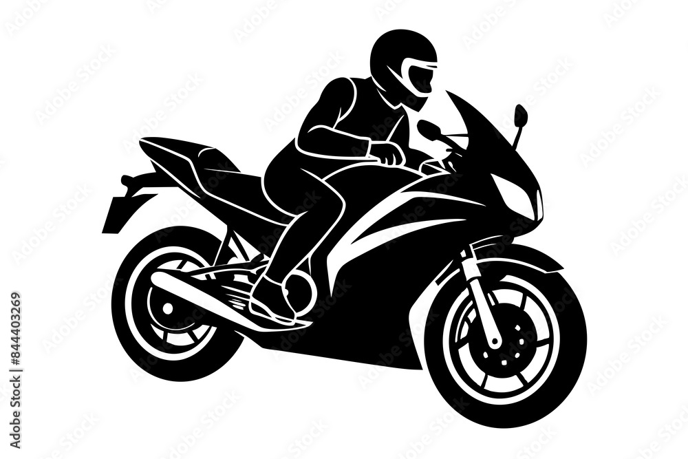 motorcycle bike silhouette vector illustration motorcycle bike silhouette vector illustration