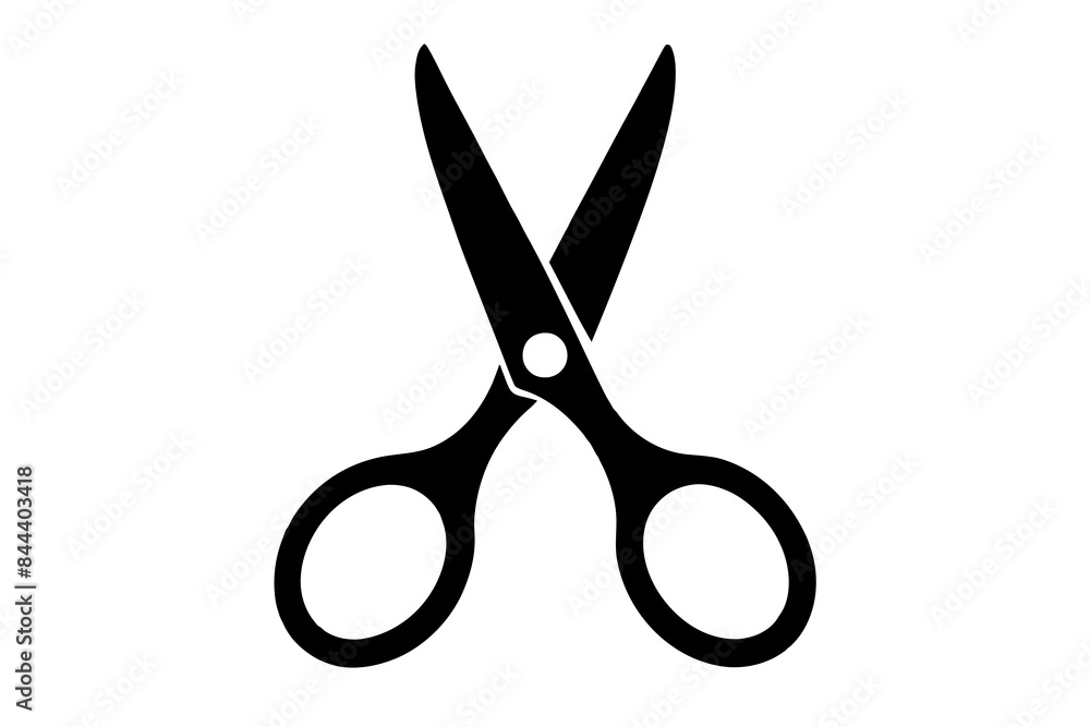 scissors icon silhouette vector illustration scissors icon silhouette vector illustration
