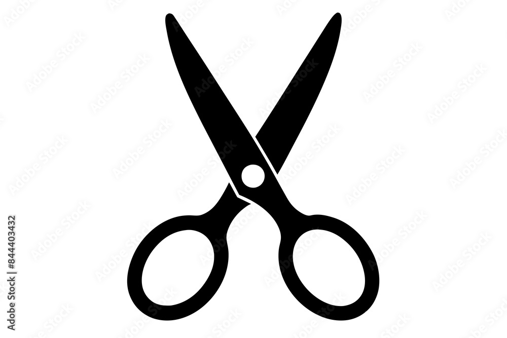 scissors icon silhouette vector illustration scissors icon silhouette vector illustration