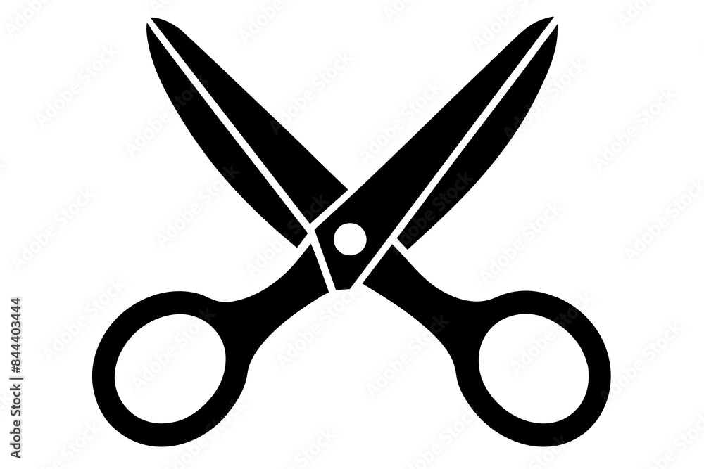 scissors icon silhouette vector illustration scissors icon silhouette vector illustration