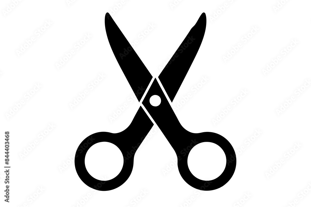 scissors icon silhouette vector illustration scissors icon silhouette vector illustration