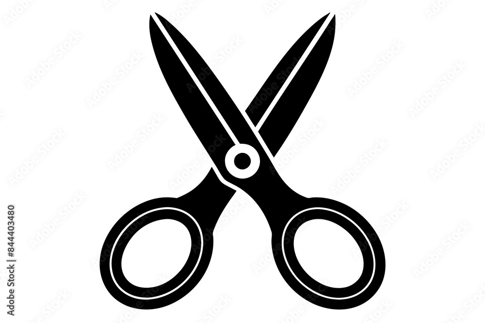 scissors icon silhouette vector illustration scissors icon silhouette vector illustration