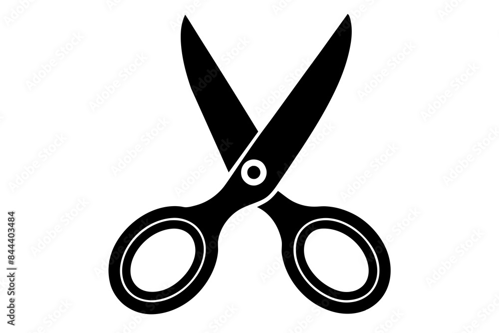 scissors icon silhouette vector illustration scissors icon silhouette vector illustration