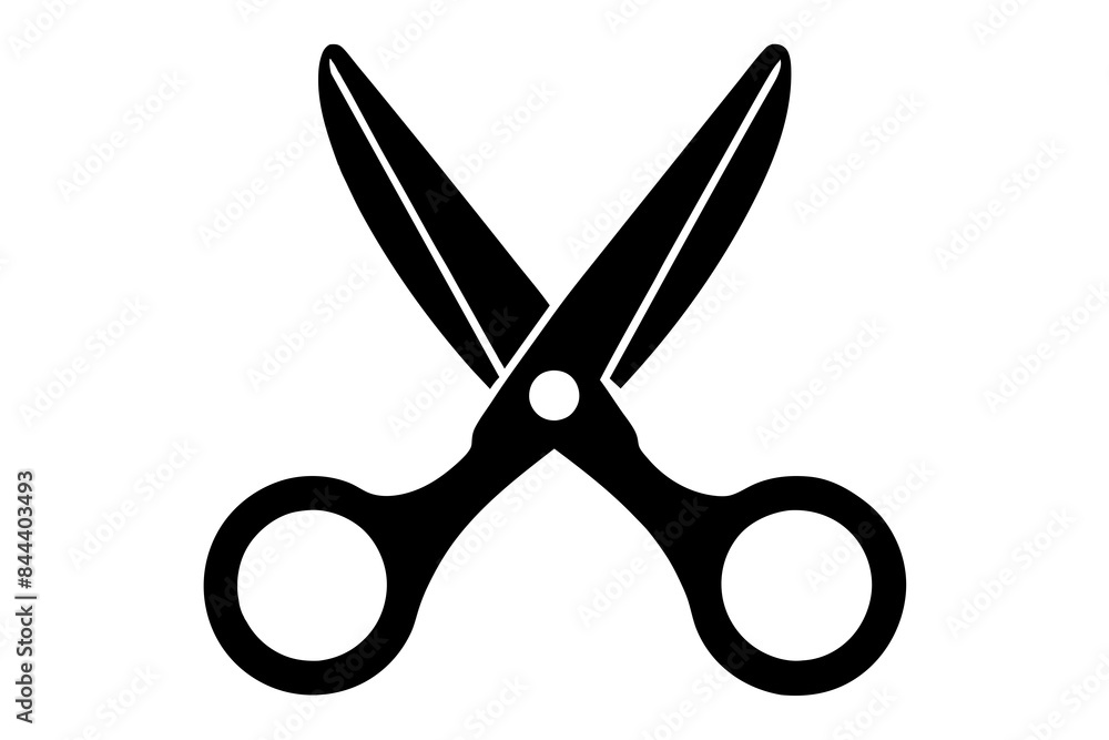 scissors icon silhouette vector illustration scissors icon silhouette vector illustration