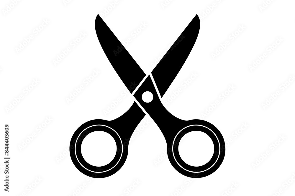 scissors icon silhouette vector illustration scissors icon silhouette vector illustration