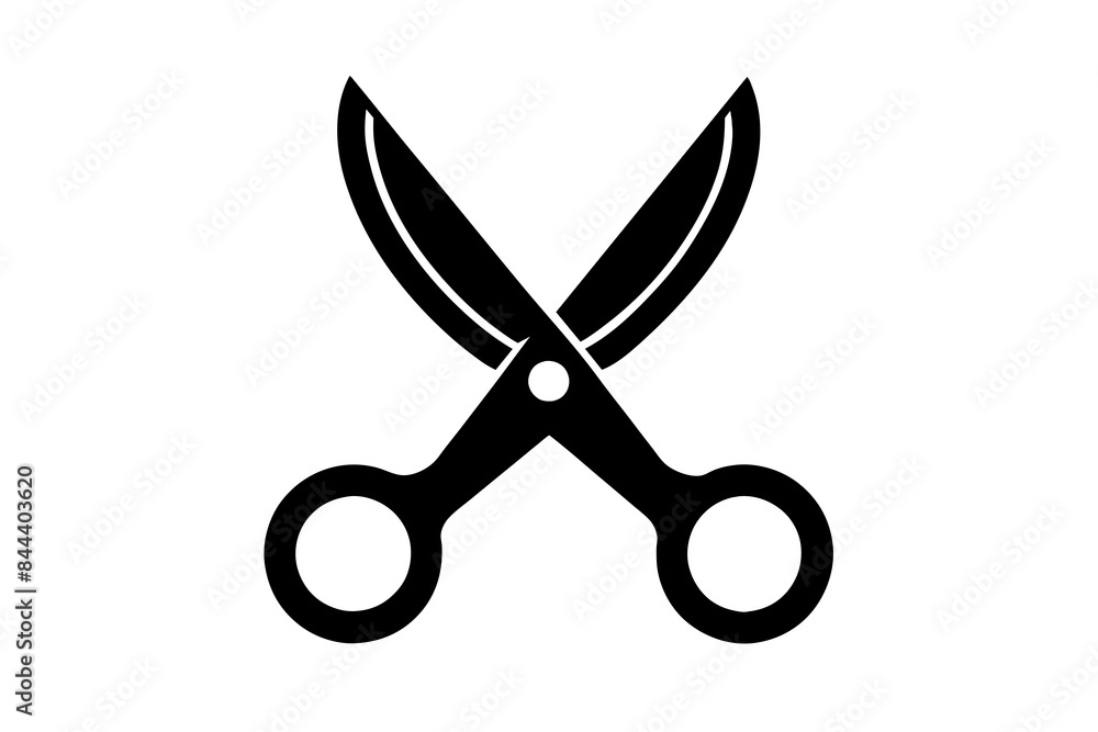 scissors icon silhouette vector illustration scissors icon silhouette vector illustration