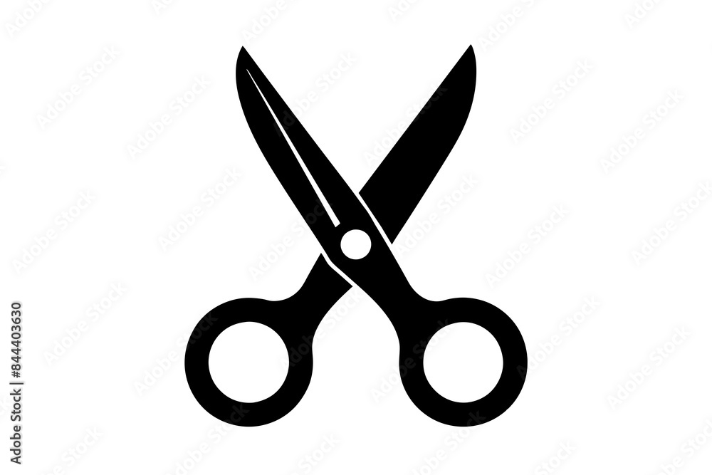 scissors icon silhouette vector illustration scissors icon silhouette vector illustration
