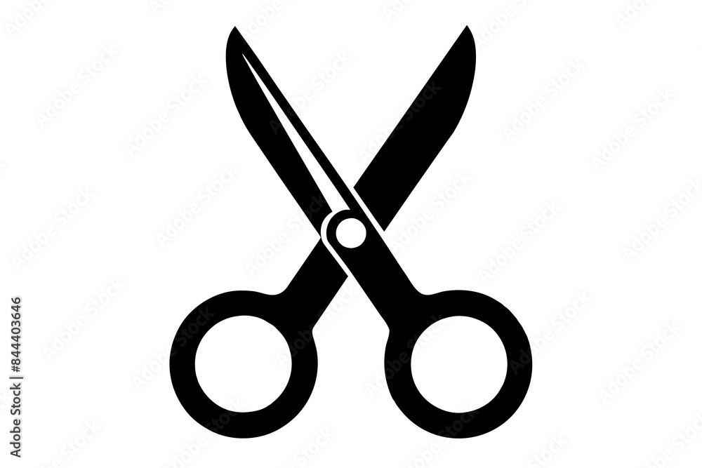 scissors icon silhouette vector illustration scissors icon silhouette vector illustration