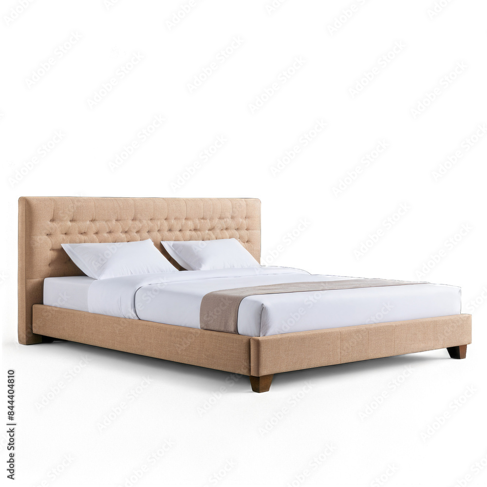 Bed isolated with no background. PNG illustration of bedroom furniture. Bed isolated with no background. PNG illustration of bedroom furniture.