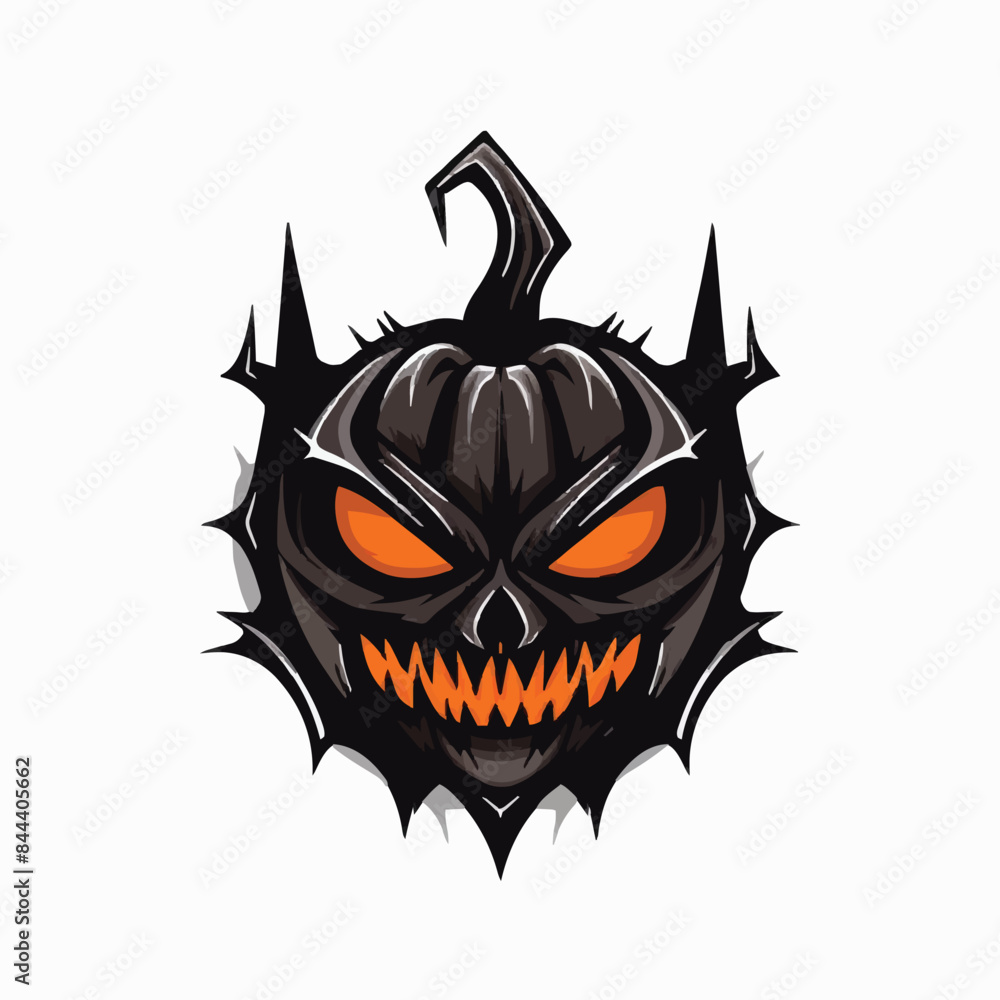 Naklejka premium Helloween vector illustration for t-shirt 