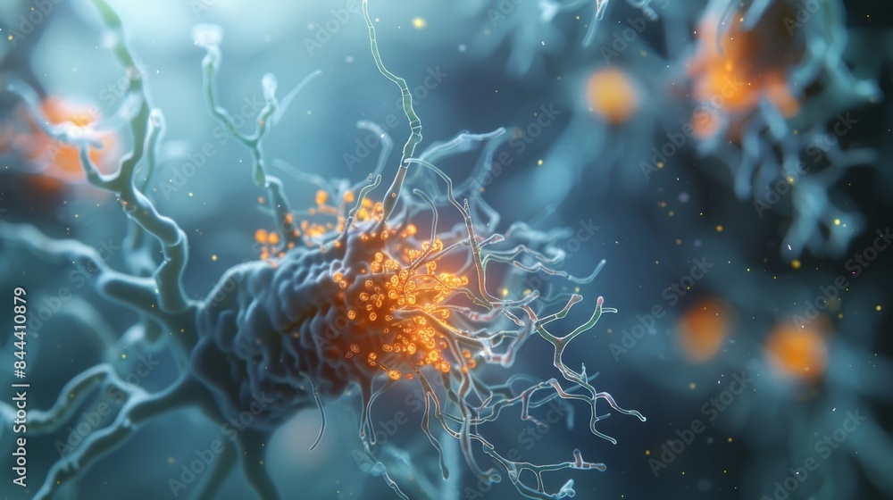 An enlargement of a neurons presynaptic terminal where neurotransmitter vesicles are released into the synapse to communicate with other neurons An enlargement of a neurons presynaptic terminal where neurotransmitter vesicles are released into the synapse to communicate with other neurons