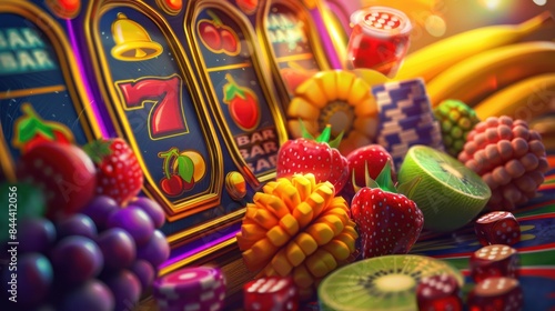 Fruit slots, gambling in casinos © chutikan