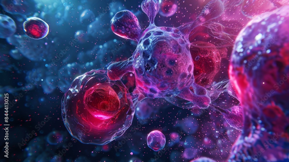 Visualization of signaling events mediated by CAMs regulating cellular processes such as proliferation differentiation and apoptosis Visualization of signaling events mediated by CAMs regulating cellular processes such as proliferation differentiation and apoptosis