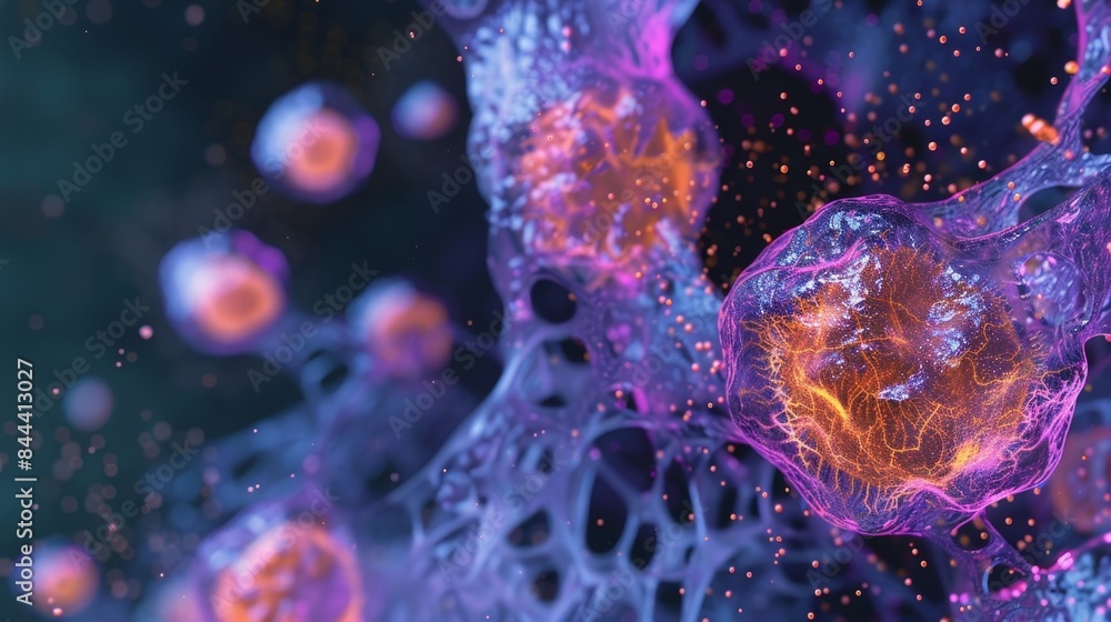 A microscopic view of how CAMs facilitate the attachment of cells to the extracellular matrix essential for tissue development and homeostasis A microscopic view of how CAMs facilitate the attachment of cells to the extracellular matrix essential for tissue development and homeostasis