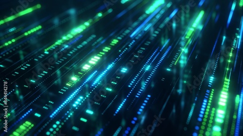 Modern digital abstract 3D background. Can be used in the description of network abilities, technological processes, digital storages, science, education, market and trading