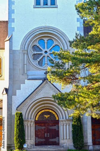 Die reformierte Kirche in Altstätten im Kanton St. Gallen der Schweiz photo