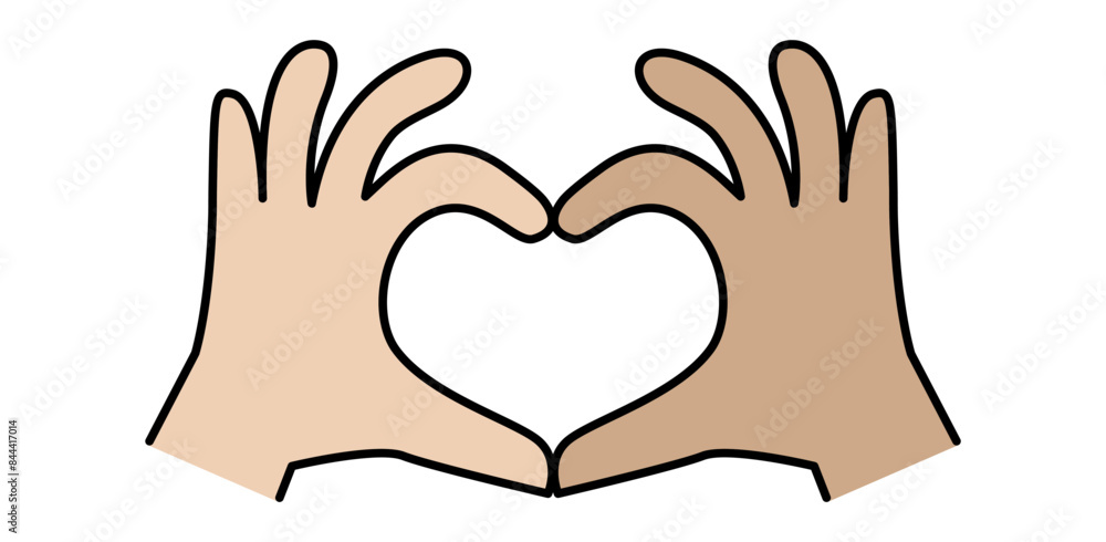 Love hand sign graphic Love hand sign graphic