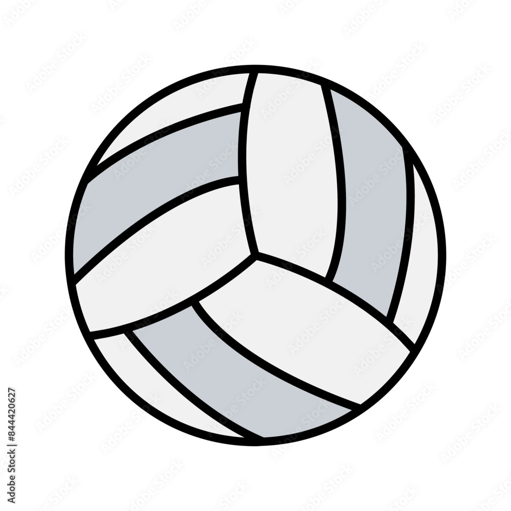 Fototapeta premium Beach volleyball icon