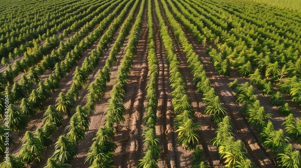 Hemp Field Ready for Harvest Hemp Field Ready for Harvest