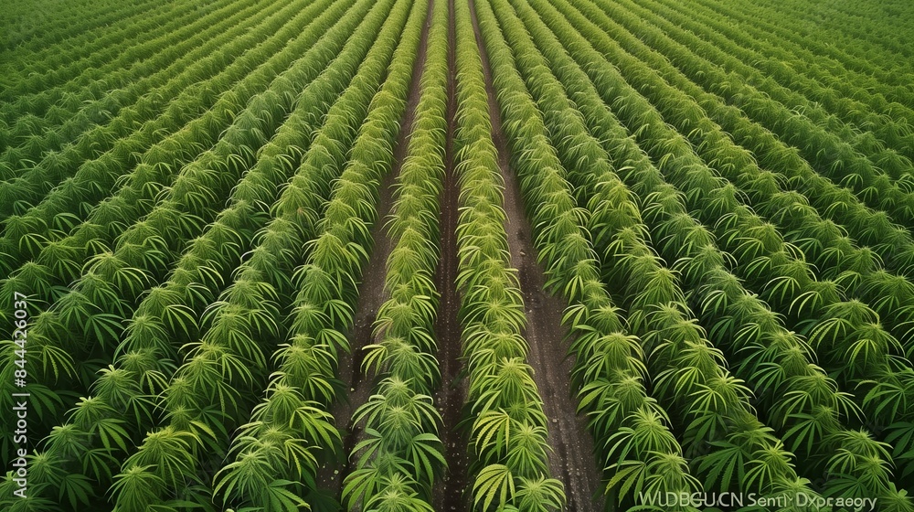 Hemp Field Ready for Harvest Hemp Field Ready for Harvest