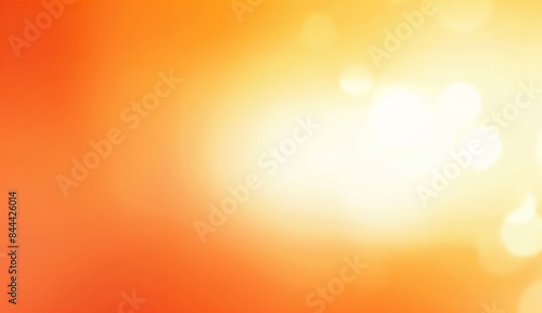 abstract background with bokeh abstract orange gradient, blurred, minimalistic, simple, orange and white, light, soft background