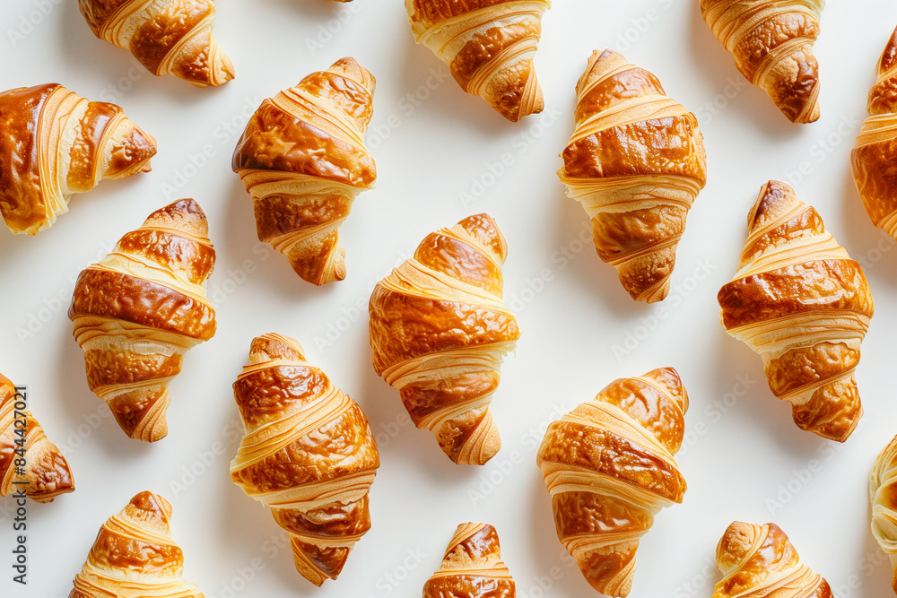 Freshly baked croissants Freshly baked croissants