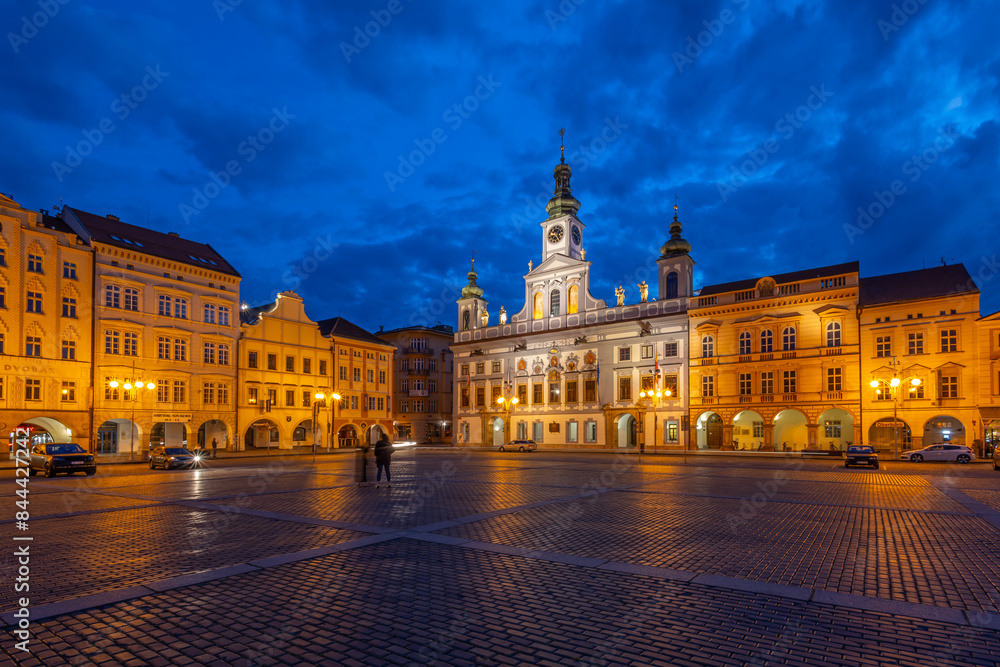 Obraz premium Night Czech Budweis