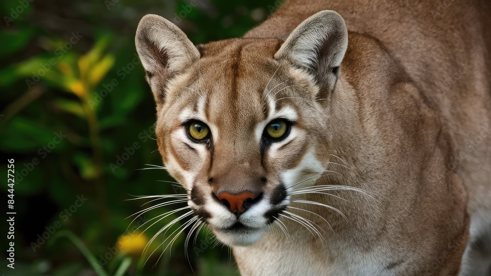 the eyes of a mountain lion, with a dazzling green hue the eyes of a mountain lion, with a dazzling green hue