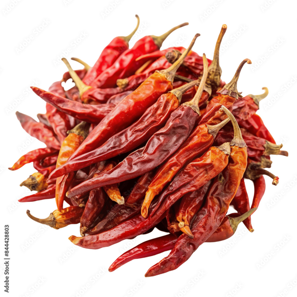 Pimiento seco isolated on transparent background. Pimiento seco isolated on transparent background.