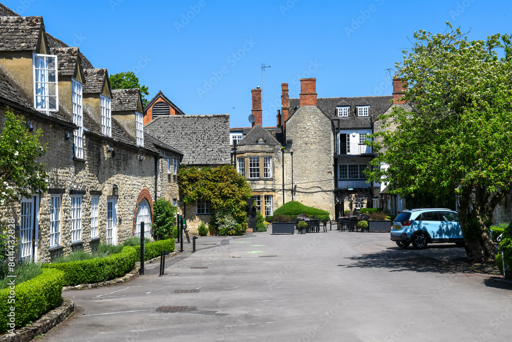 View at the village of Woodstock in England View at the village of Woodstock in England