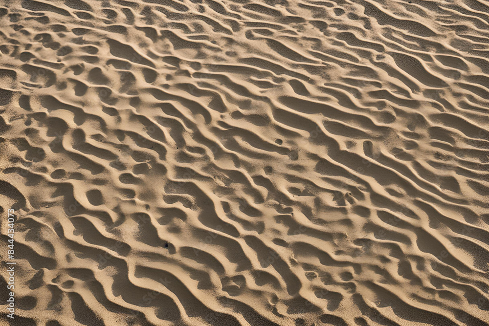 Desert sand dunes texture, rippled sandy surface, natural patterns in sand, wind-sculpted desert landscape, tranquil nature background, earthy tones Desert sand dunes texture, rippled sandy surface, natural patterns in sand, wind-sculpted desert landscape, tranquil nature background, earthy tones