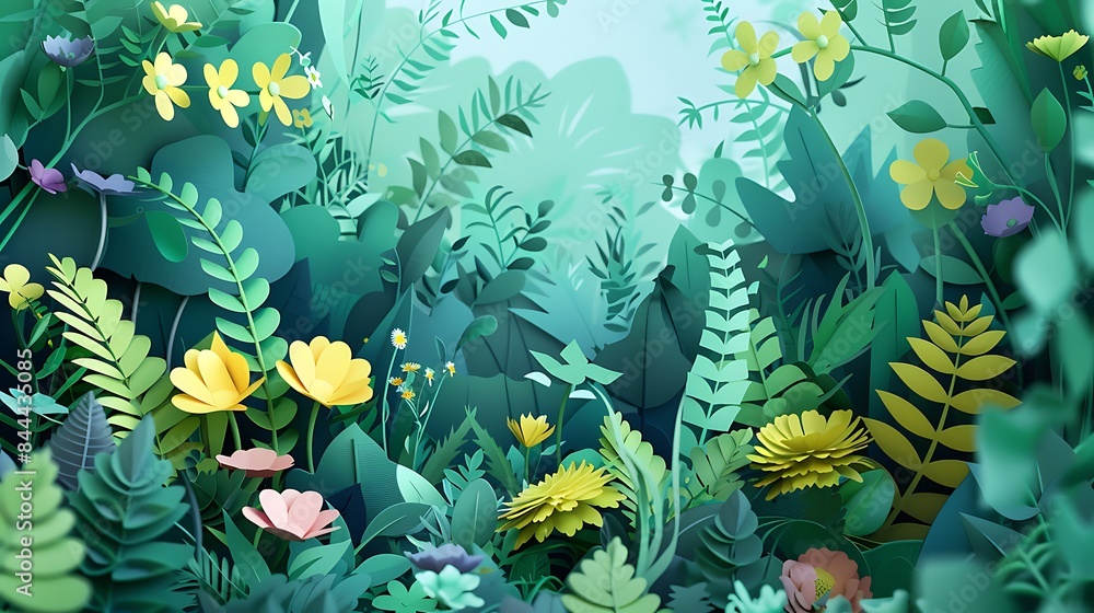 Papercraft Flower Garden Papercraft Flower Garden