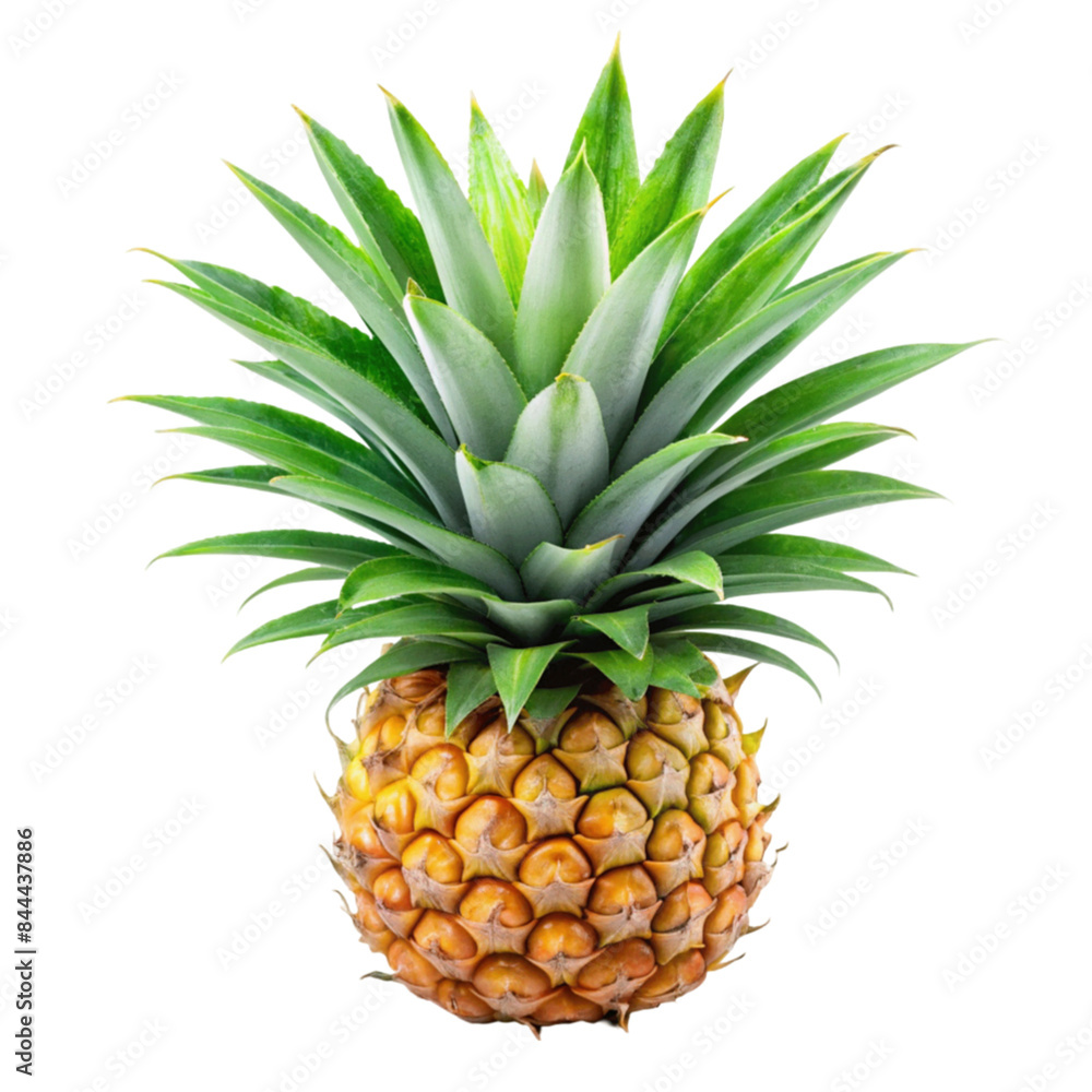 Pineapple leaves isolated on transparent background. Pineapple leaves isolated on transparent background.