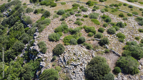 nuraghe nuraxi molas della giara di sitti in central Sardinia photo