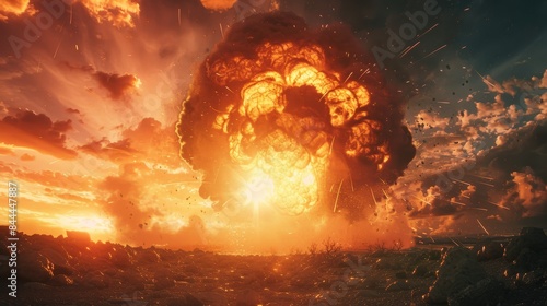 Nuclear Apocalypse: Massive Bomb Explosion