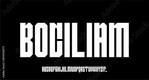 BOLD CONDENSED FONT FOR POSTER AND HEADLINE TYPEFACE