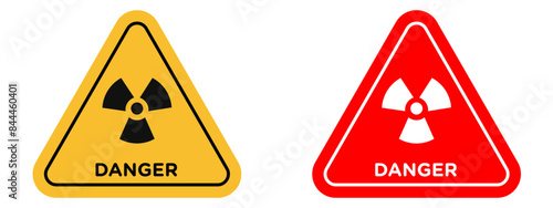 Radiation Hazard Warning Sign Ensure Safety in High Radiation Areas