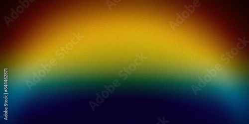 A vibrant gradient image with a smooth transition from warm yellow and orange hues at the top to cool green and blue tones at the bottom. Ideal for eye-catching backgrounds, and creative projects
