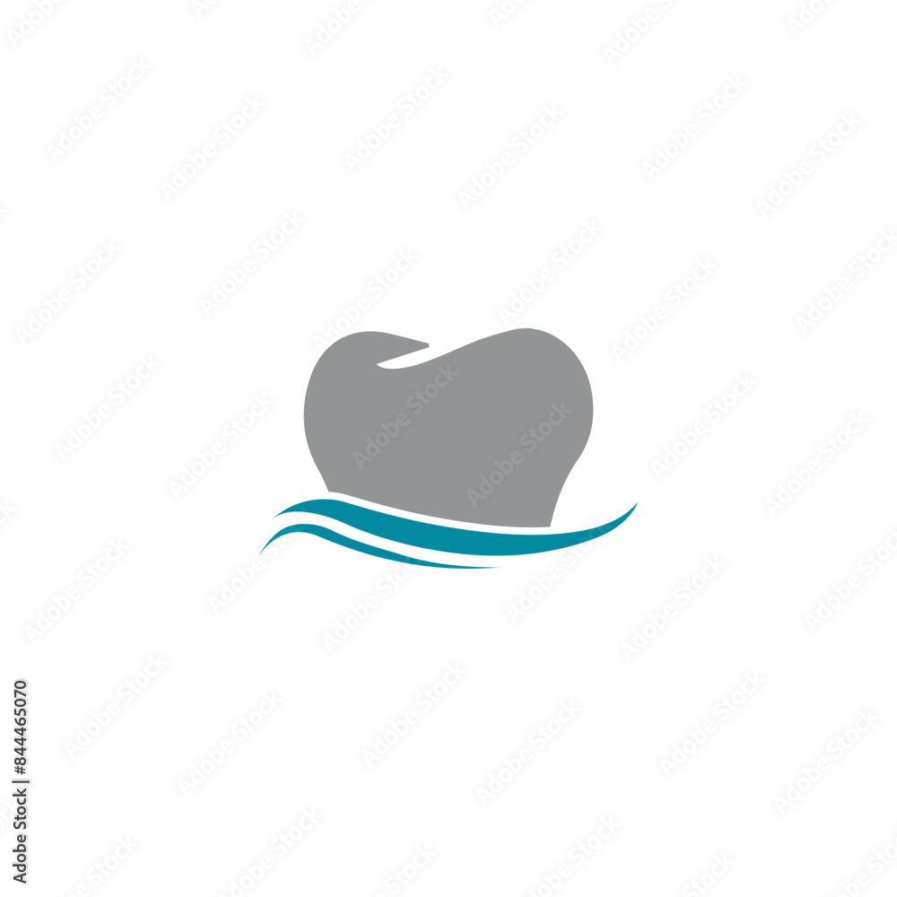 Dentist River Logo Design Vector 
