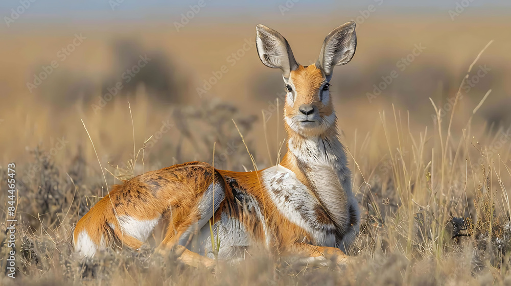 Saiga Antelope Saiga tatarica critically endangered mammal of Eurasian ...