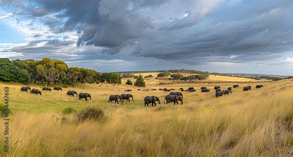 Obraz premium elephant in the wild