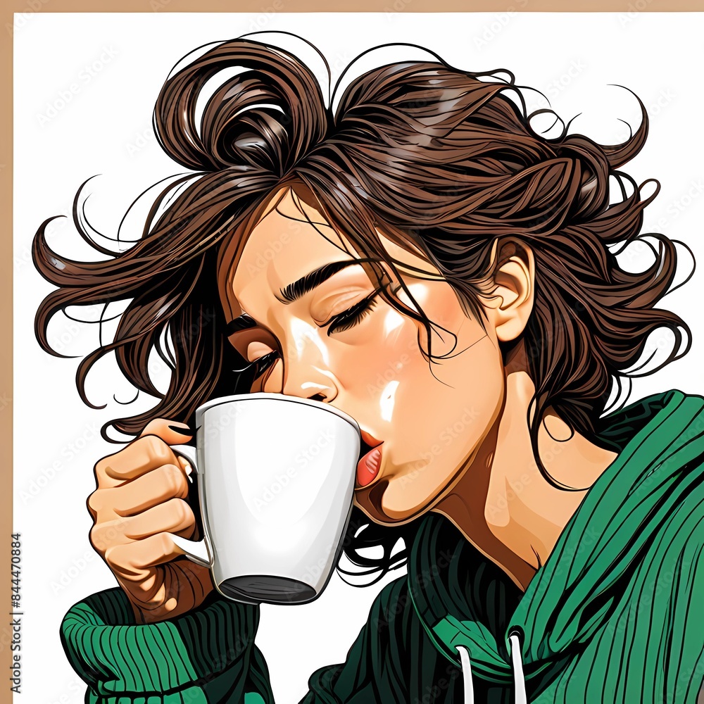 Get up early and have a cup of coffee first Get up early and have a cup of coffee first